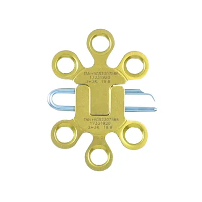 Titanium Sternal Locking Plate System Orthopedic Implant Sternum Fracture Internal Fixation Bone Plate with Screws Factory