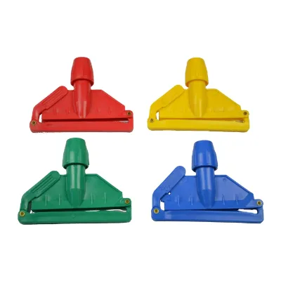 Cleaning Industrial Wet Mop Aluminum Handle and Clip Durable Plastic Floor Mop Head Clip Pressing Clip