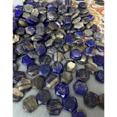 DIY High Quality Natural Lapis Lazuli Crystal Pendant Quartz Six Pointed Star Black Obsidian Gemstone Jewelry