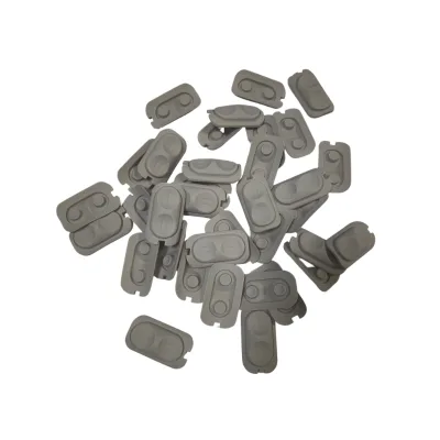 Custom Silicone Rubber Buttons Durable Keypad Mat Electronic Switch Cover Remote Control Industrial Keypad Use Cutting ROHS