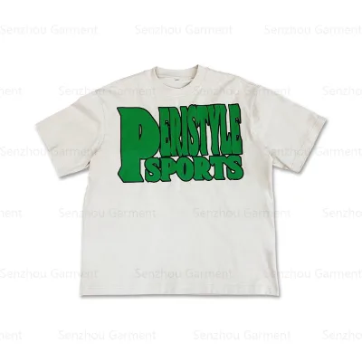 Men's Vintage Short Sleeve T-shirt Customizable Summer Printed 100% Cotton T Shirt