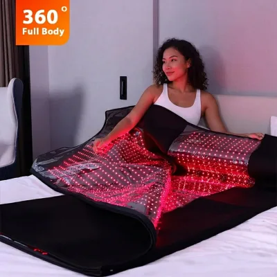 Handheld Medical LED Far Infrared Full-Body Red Light Therapy Sauna Blanket Pain Relief Home Use USB Rechargeable