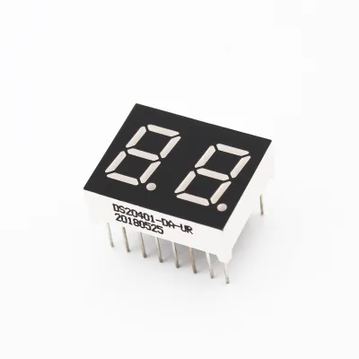 Dual LED 0.4 Inch 2x 7 Segment THT 16 Pin Display 2 digit seven segment display