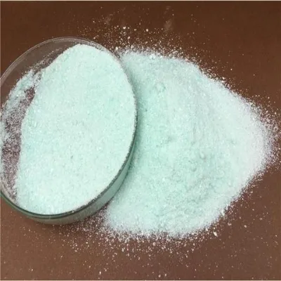 Industrial Grade Ferrous Sulfate Heptahydrate 99% Purity Blue-green Monoclinic Crystals Granules EINECS 231-753-5 Shandong
