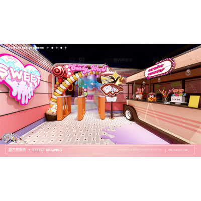 ESAC One-Stop Customized Indoor Play Park Creative Family Entertainment Center with Boat Unique Amusement Park Design