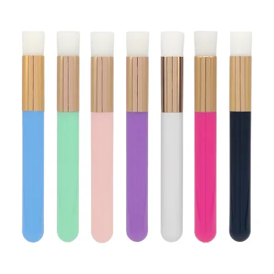 Beauty Facial Face Cleansing White Wooden Clean Black Eye Lash Brush Nose Blackhead Eyelash Cleaning Extension Shampoo Wash