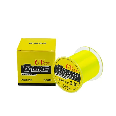 RTS Fluorescent Yellow Color Nylon Fishing Line Manufacturer Fishing Line Nylon Wire