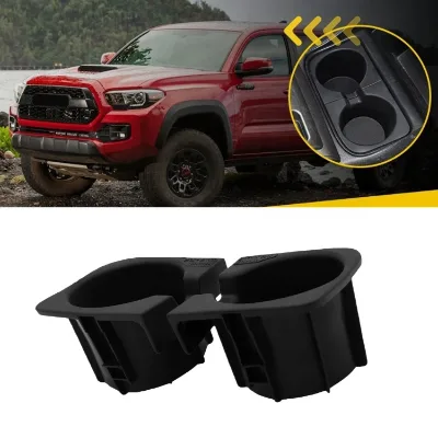 Car Cup Holders for Toyota Tacoma 2009-2014 Models, New Left and Right Center Armrest Cup Holders, 66991-04012 66992-04012