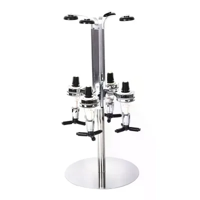 High Quality Dispenser of Beverages Liquor Wine 2 or 4  Heads Drink or Beer Dispenser Support Wall