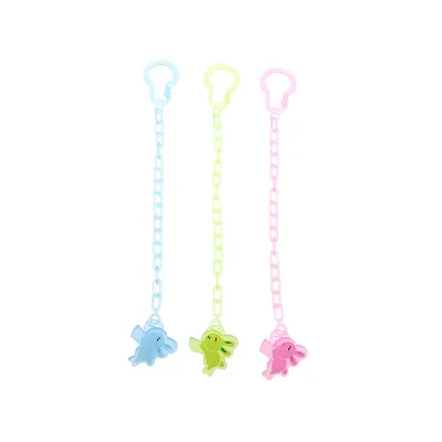 ALG Factory Hotsale Cheap Price Plastic Baby Pacifier Chain,pacifier Holder for Baby Soother
