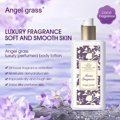 Organic Vegan Wholesale Natural Cocoa Fragrance Perfume Luxury Perfumed Body Lotion