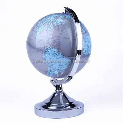 New Coming Unique Design Silver World Globes with Good Prices