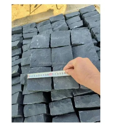 China Natural Split Basalt Lava Stone Slab Tile Black Paving Stone for Modern Exterior Applications Direct Sale Manufacturer