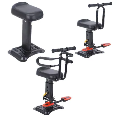 Quick Release Universal Safety Seat for Kids Simple Style Bicycle Front Saddle for Children and Babies Electric Bike Accessory