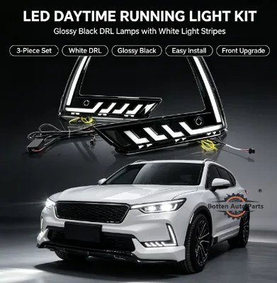 Wholesale TAINIULE Modified LED Fog/Driving Lights Car DRL Running Lights 12V 20W Lighting Systems for CRV 2023-2024