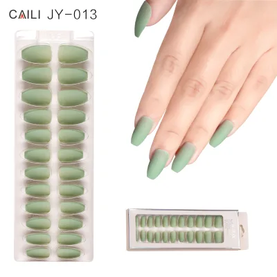 New Arrival High Quality Long 3D Handmade Salon Soft Gel Press on Nails Acrylic False Long Nails
