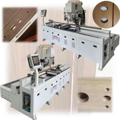Portable CNC Wooden Door Hole Lock Hinge Drilling Mortiser Lock Machine
