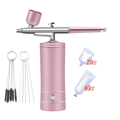 Wholesale Makeup Nail Cake Decorative Art Painting Airbrush Set Cordless Portable Rechargeable Airbrush