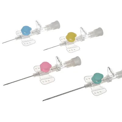 Medical Disposable IV Catheter 14g 16g 18g 20g 22g 24g IV Cannula with Injection Port