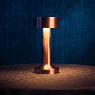 LED Table Light 3 Color Retro Coffee Table Lamp Touch Bar Desktop Decorative Lamp Sensor Rechargeable Night Light For Bedroom