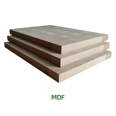 MDF Board Manufacturer 18mm Wood Natural Veneer MDF Panel Sheet Plain Raw MDF Board