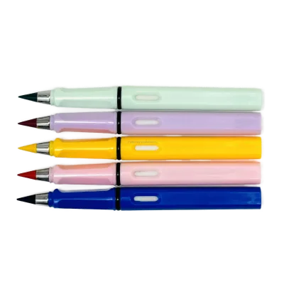 Eternal Colored Pencils 12 Color Plastic Pencils Environmentally Friendly and Durable Colored Pencils With Eraser