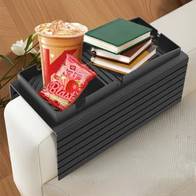 New Trend Flexible Silicone Couch Cup Holder Water Anti-Spill Couch Coaster Coffee Cup Holder Sofa Drinking Cup Holder Coaster