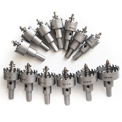 1-3/16" Tungsten Carbide Tipped Hole Cutter for Metal Wood