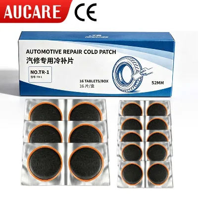 Custom Parche Para Neumaticos Rubber Tire Patch Inner Tube Tire Repair Patch Car Motorcycle Bike Tire Puncture Repair Cold Patch