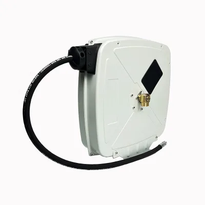New Designed High Pressure 1/2" 3/8" 10m 15m Air Hose Reel Retractable Closed Air Hose Reel