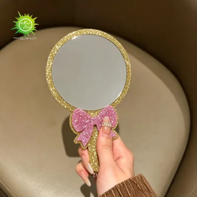 Handle Single-Sided Makeup Mirror Multi-Shape Multi-Color Optional Vanity Mirror for Women Acrylic Makeup Mirror