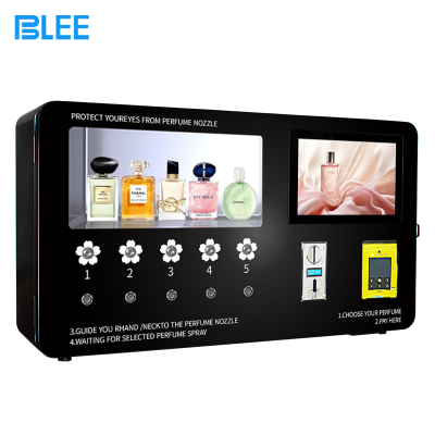 Popular Wall Mounted Automatic Perfume Spraying Machine Cosmetic Beauty Vending Machine Small Mini Perfume Vending Machine Spray
