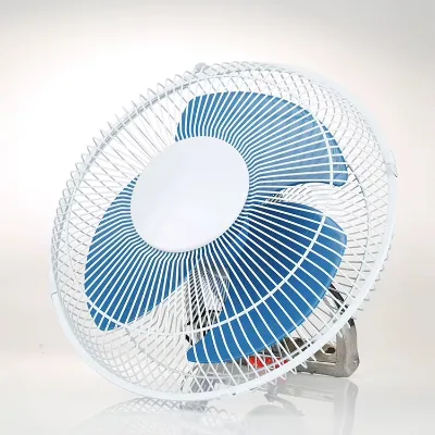 Portable 10 Inch DC 12V/24V Full-seal Metal Net Low Noise 360 Adjustable Car Fan