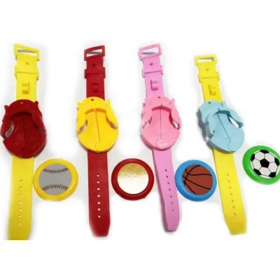 Catapult Watch Flying Saucer Game Toys Classic Kids Toy Watches Shape Flying Disc Launcher Toy