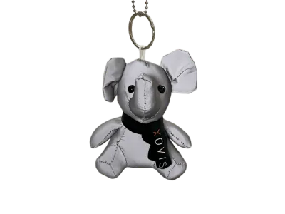 Custom Cartoon Elephant Pedestrian Safety High Visibility Soft Reflective Washable Polyester Toys with Custom Colors