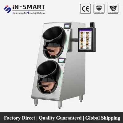 In-Smart Commercial Intelligent Stainless Steel Electric Cooking & Deep-Frying Machine with Easy Cleaning