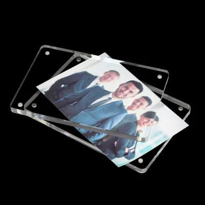 Factory Supplier Magnetic for Transparent Acrylic Photo Frame Picture Block