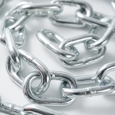 NACM90/96(G30)  Welded Steel Link Chain with S Hooks Zinc Plated and Proof Coli Safety Chain Features