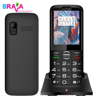 OEM ODM 2.8'' GSM 4G Senior Phone Dual SIM big keypad big battery soft oil paint sos button feature phone for elderly