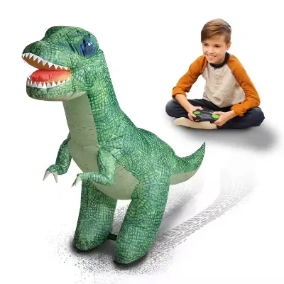 2025 Hot Big 1.8M Rc Dinosaur Remote Control Toys 2.4G Electric Walking Inflatable Dinosaurs Simulation Tyrannosaurus Rex Toy