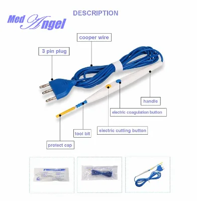 A20101 Medical Consumables Electrosurgical Pencil-EO Gas Sterile Eco-friendly Hospital Use the Basis of Surgical Instruments