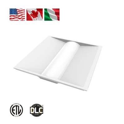 Troffer Ceiling Fixture 2x4 2x2 LED Lighting Workshop Light Led Panel Troffer Lights ETL/DLC Certified Dimmable 5-Year Warranty