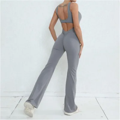 Jumpsuits for Women Flare Scrunch Butt Girls Cargo Ribbed Black Bodycon Fitness Lace Luxury Body Tight Jumpsuit Dog Waterproof