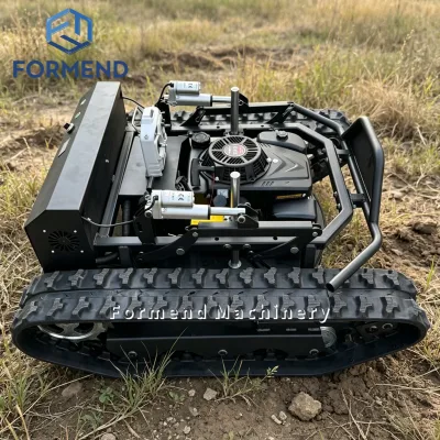 EPA CE Certified 550mm 800mm 1200mm Remote Control Robot Tondeuse Crawler Grass Cutter for Farm Orchard Slope Robot Tondeuse