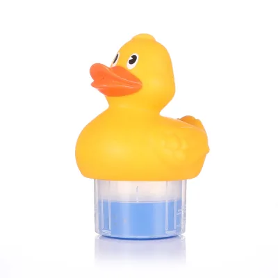 Duck Chlorine Pool Dispenser Floater Floating Holder Flamingo Tablet Basket Animal Swimming Tablets Chemical Collapsible