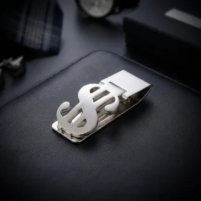 Wallet Money Clip Card Alloy Aluminum Dollar Metal Custom Fashion Men Slim Europe Stainless Steel Business Gift Casting