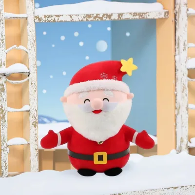 Velvet Multi-Use Christmas Plush Doll & Pillow Two-in-One Festive and Functional After the Holidays