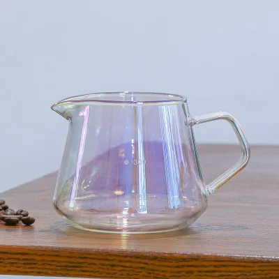 New Design Coffee Cup Simple Transparent Glass Cafe Pot Home Coffee Cup