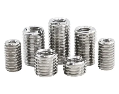 Inner Outer Thread Reducing Adapter Nut Thread Insert Sleeve Assortment Kit, AISI304 Stainless Steel M2-M10