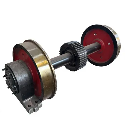Crane Wheel Set with Housing and Bearings for Easy Installation